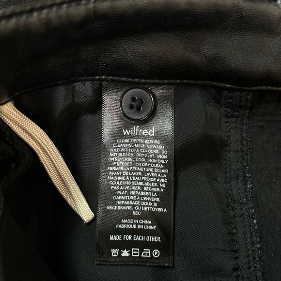 Wilfred Black Leather Trousers - Picture 4 of 9